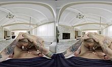 I watch my girlfriends share a big cock in POV, it's so hot!