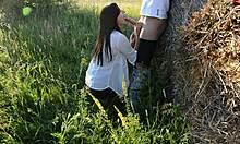 Nature Time Gets Naughty with Horny Couple Outdoors