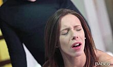 skinny chick tracy rides older man's cock