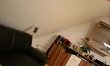 Homemade Heat with Horny Brunette Sucking Cock in POV Action