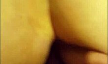 Amateur begs for cum inside during intense session