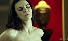 Horny Brunette Licks Boyfriend's Cock