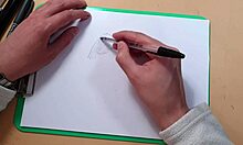 Two Beautiful Sexy Girls Sketch with Ballpoint Pen