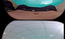 WICKY SWIMS OUT OF POOL FOR MOUTHFUL BLOWJOB