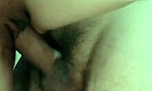 old couple fucks and cums in homemade riding session