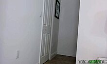 i brought cute lucy tyler home for a striptease and blowjob on my cock