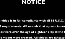 cute brunette teen strips, shows her body, and gives a handjob.