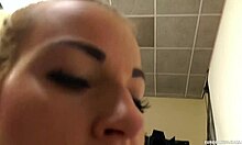 Lucy moans softly while getting intimate with her partner