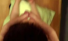 Super Cute Brunette Babe Sucks Cock In POV