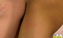 Does this brunette slut love riding that big cock?