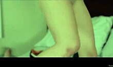 she relaxes her body and enjoys the rough ride