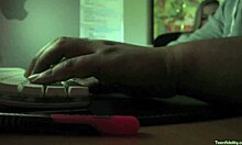 Boring computer lessons? She prefers deepthroating big cocks 😏