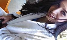 horny teen babe, are you masturbating on my big cock?