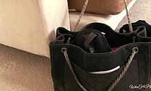 i watch two lesbians with a fake dick riding and tribbing in the room, it's so glamourous