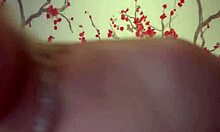 Chubby blonde slut sucking her mans hard cock