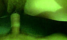 Black slut sucks white dong, then doggystyle