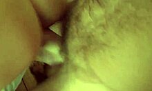 Damn, this moaning brunette teen gets her shaved pussy slammed doggystyle from behind!