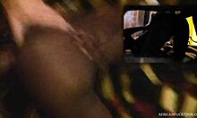 Ebony Couple In Bedroom Scene