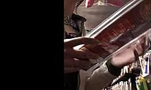 Devon gets horny and sucks cock in sex shop 😏