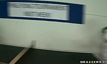 Busty blonde Holly Halston gets down for mutual oral with her man