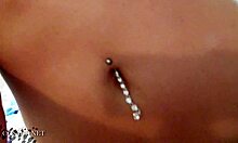 seductive young 18+ hottie strips on bed