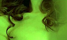 Veronika shows naked body and rubs