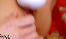 i moan as i masturbate with my hitachi vibrator