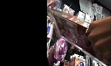 Devon gets horny and sucks cock in sex shop 😏