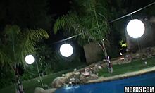 Teagan, Kaci And Courtney Having Fun By The Pool - Naked, Slut, Babe, Orgy, Group, Lesbian, Missionary, Lick, Doggystyle