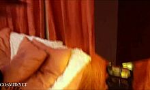 Wow! Check this big-titted brunette whore flaunting her oiled body now!