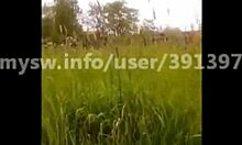 Alluring russian princess gets intensely banged in the park with shaved pussy fingering and moaning