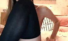 This horny brunette uses a big dildo to stimulate herself on webcam.