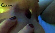 Bent Over Brunette Slut Takes It Hard in Both Holes on Bed in Homemade Clip. Her Moans Fill the Room.