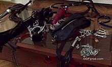 Innocent blonde gets spanked and fingered by girlfriend