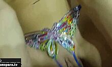 She Rides That Cock Hard With Her Shaved Pussy