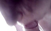 Homemade Amateur Couple: Short-Haired Girl Sucks Cock Intensely.