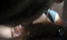 Oral Action In Car With Blonde Amateur