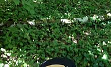 outdoors quickie blowjob with cute russian girl