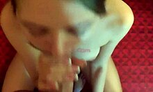 POV view of my lusty girlfriend sucking me off