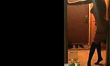 Petite Russian Blonde Girlfriend Dances Seductively In Thong For Boyfriend By Door