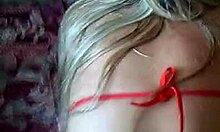 this blonde teen in a red bikini is a total cocksucker for her boyfriend.
