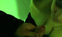 Busty Russian Amateur Girlfriend Receives Cumshot on Natural Tits