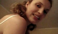 Brunette Wife In Stockings Rides Husband's Cock In Lingerie Bedroom POV