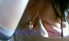 Femdom milf ruins handjob with footjob tease