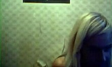 Beautiful Platinum Blonde Enjoys Showing Off Her Stunning Natural Body