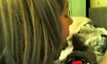 does your cute blonde girlfriend suck small cocks like this?