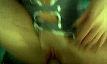 I-I can't believe my masked brunette girlfriend is sucking me off so kinky while getting pounded hard