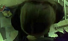 Brunette Amateur Deepthroats Big Cock in Homemade Video