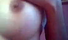 girlfriend tugs cock and rides in pov