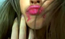 luscious teen camwhore flaunts her stunning body on live stream